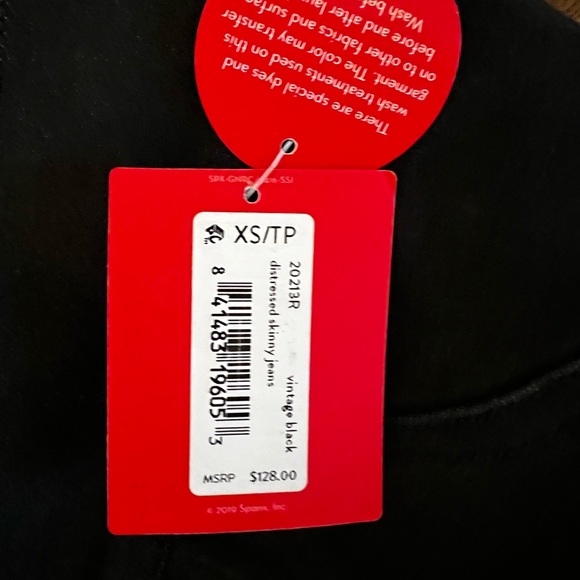 Spanx Distressed Skinny Jeans - Picture 4 of 4